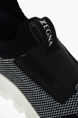 Z ZEGNA Fabbric Slip On Sneakers