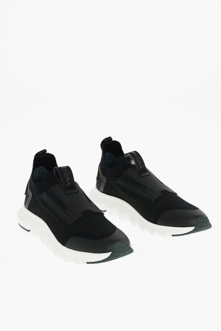 Z ZEGNA Fabbric Slip On Sneakers