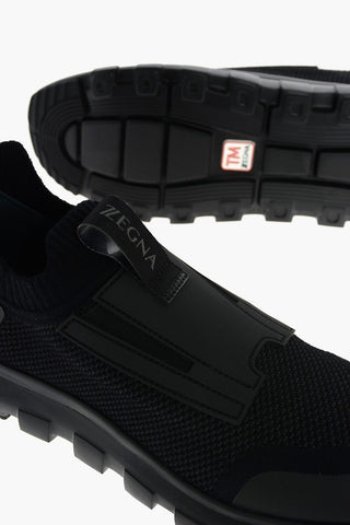 Z ZEGNA Fabbric Slip On Sneakers