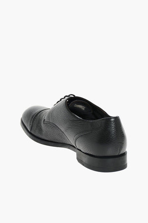EZ TAILORING Derby in Pelle Martellata