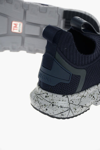 Z ZEGNA Fabbric Slip On Sneakers