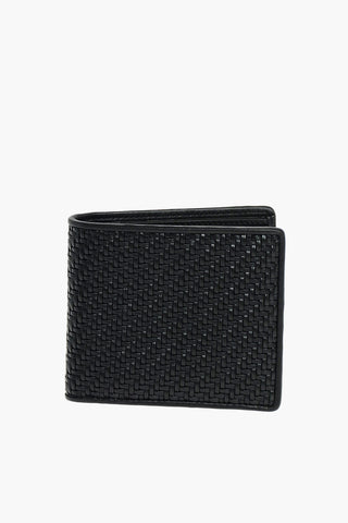 EZ LUXURY Braided Leather Wallet