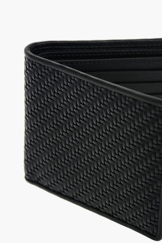 EZ LUXURY Braided Leather Wallet