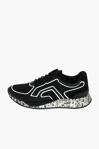 ZZEGNA Sneakers in Tessuto e Pelle