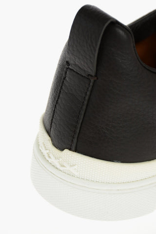 COUTURE XXX Suede and Textured Leather Sneakers