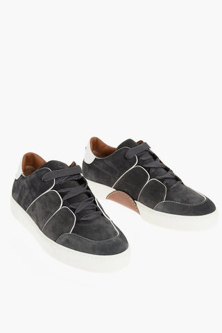 COUTURE XXX Suede Leather Sneakers