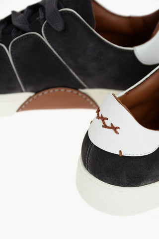 COUTURE XXX Suede Leather Sneakers