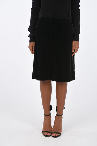 Velvet Hidden Closure High Waist Shorts