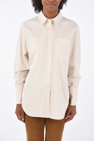 Camicia CRIMPED in Popeline
