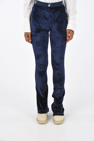 velvet drawstring waist bootcut leggings