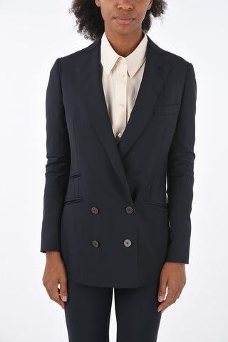 center vent notch lapel double-breasted  NANCY blazer