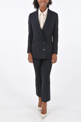 center vent notch lapel double-breasted  NANCY blazer