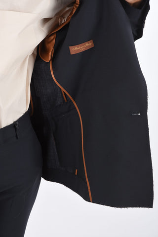 center vent notch lapel double-breasted  NANCY blazer