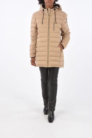 hooded puffer