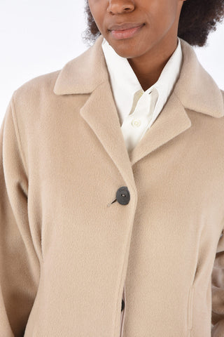 balmacaan BOX PLEATED  coat