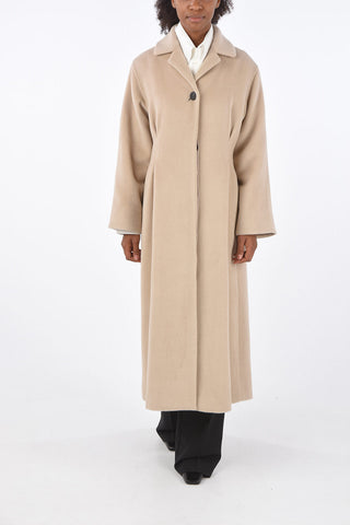 balmacaan BOX PLEATED  coat