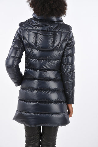 Zipped Pocket Long-Line Down Jacket