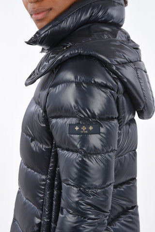 Zipped Pocket Long-Line Down Jacket