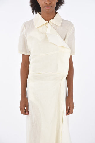Washi Paper LORA Long Wrap Dress