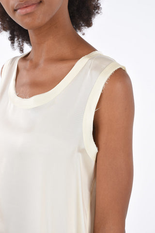 Raw Hem Slip Dress