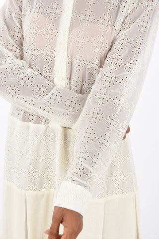 Macramé LEANNE Shirt Dress