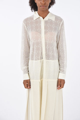 Macramé LEANNE Shirt Dress