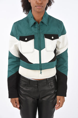 Denim Worker Cropped Jacket