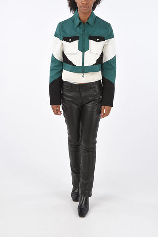 Denim Worker Cropped Jacket