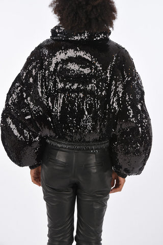 sequined down jacket