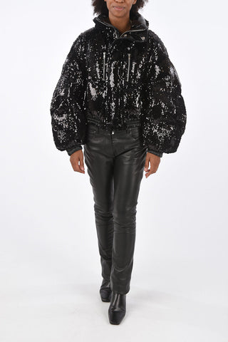 sequined down jacket