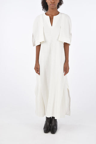 Linen Dress LIZA with Martingale