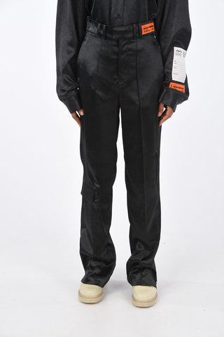satin cargo pants