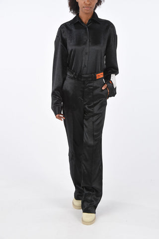 satin cargo pants