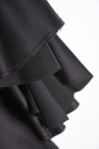 Silk Frill Mini Dress