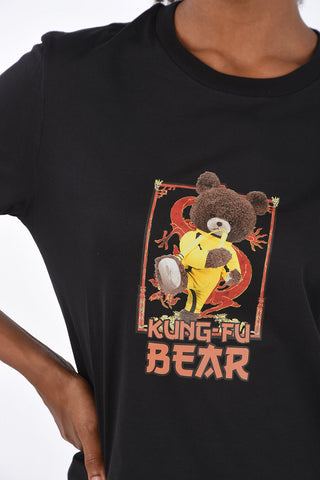 T-Shirt KUNG FU BEAR Masculine Fit Stampata
