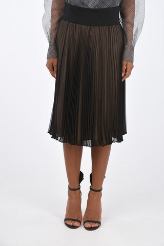 Tulle Elastic Waist Band Accordion Skirt