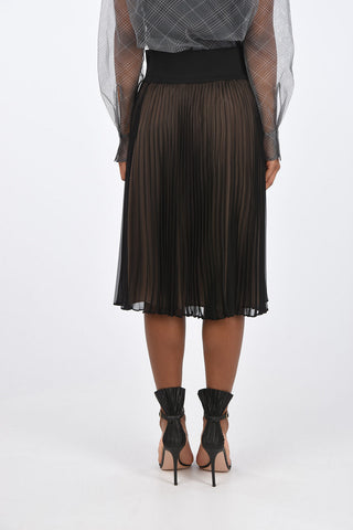 Tulle Elastic Waist Band Accordion Skirt