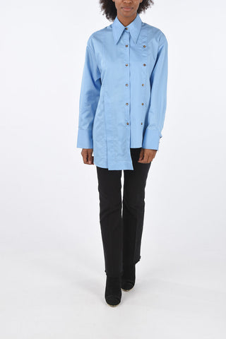 Cotton Popeline Oversize Blouse