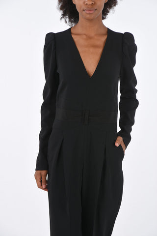 4 Pocket Oversized Double-Pleated Jumpsuit