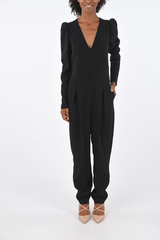 4 Pocket Oversized Double-Pleated Jumpsuit