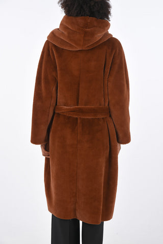 cappotto TIZIANA in ecopelliccia con cintura