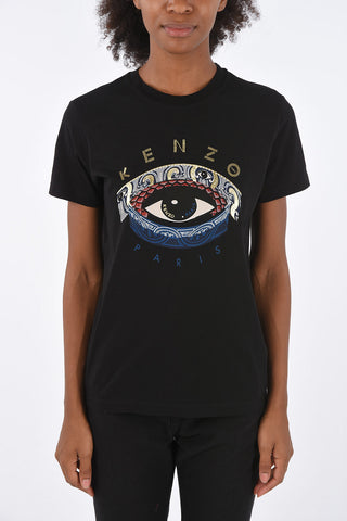 Printed crew-neck t-shirt