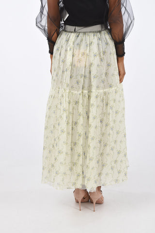 Floral Silk Gipsy Skirt