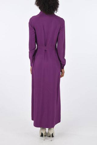 Belted Long Sleeve Shirtdress