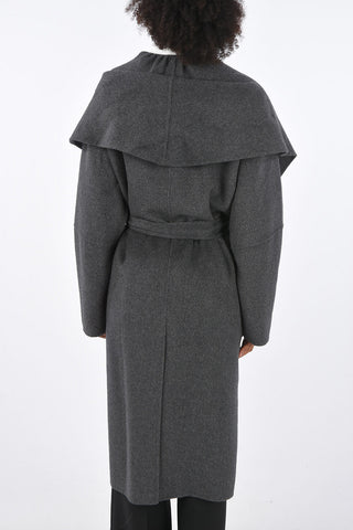 cashmere and wool BLOOMING coat with belt