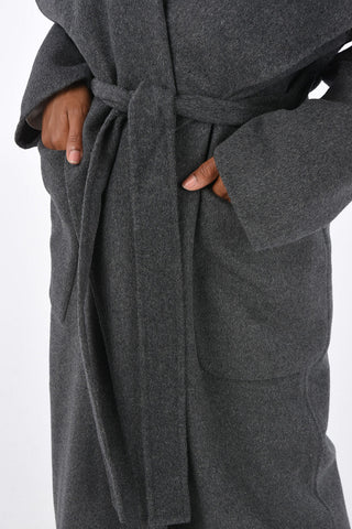 cashmere and wool BLOOMING coat with belt