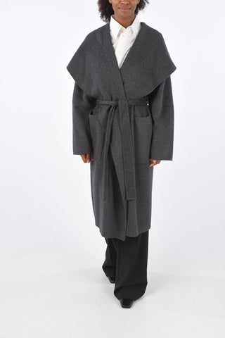 cashmere and wool BLOOMING coat with belt