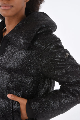 snake-print GILLEY down jacket