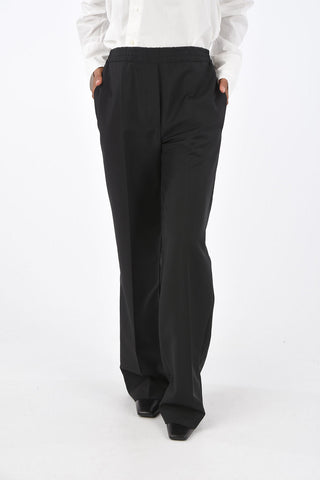 drawstring waist regular fit pants
