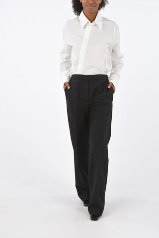 drawstring waist regular fit pants
